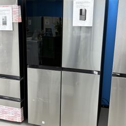 ✨Samsung - Bespoke 29 Cu. Ft. 4-Door Flex French Door Refrigerator🧊