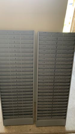 Time card holder shelf