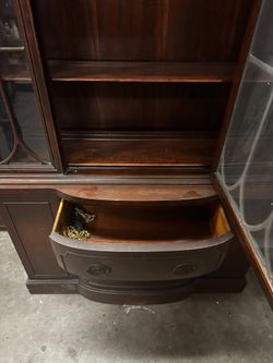 Old Hutch And Buffet