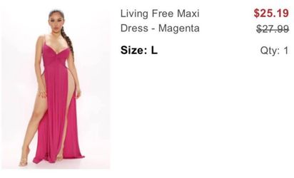 Fashion Nova Maxi Dress