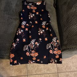 Black Flower Dress