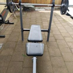 Home Gym Weight Set with Bench