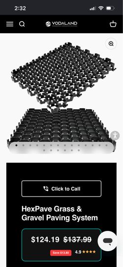 Vodaland Hex Gravel Paver System
