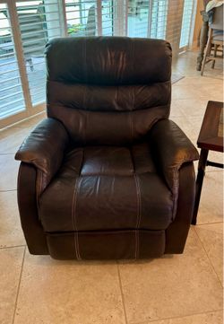 Recliner, Coffee Table & End Tables & Lamps