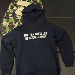 Cough Syrup Navy Hoodie