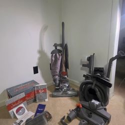 Kirby Sentria G10D Silver Upright Vacuum Cleaner with Attachments and Shampooer