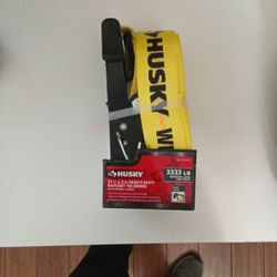 Husky - 27fy 2in Heavy- Duty Ratchet Tie-down Double J -Hook