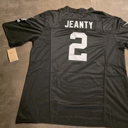 Jeanty Black Jersey-Raiders-Size Large,XL,XXL, and XXXL
