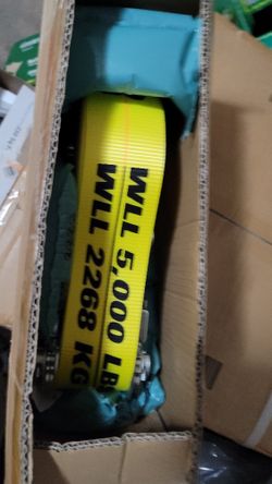 27 ft. x 3 in. x 15,000 lbs. Ratchet Buckled Strap Tie Down
