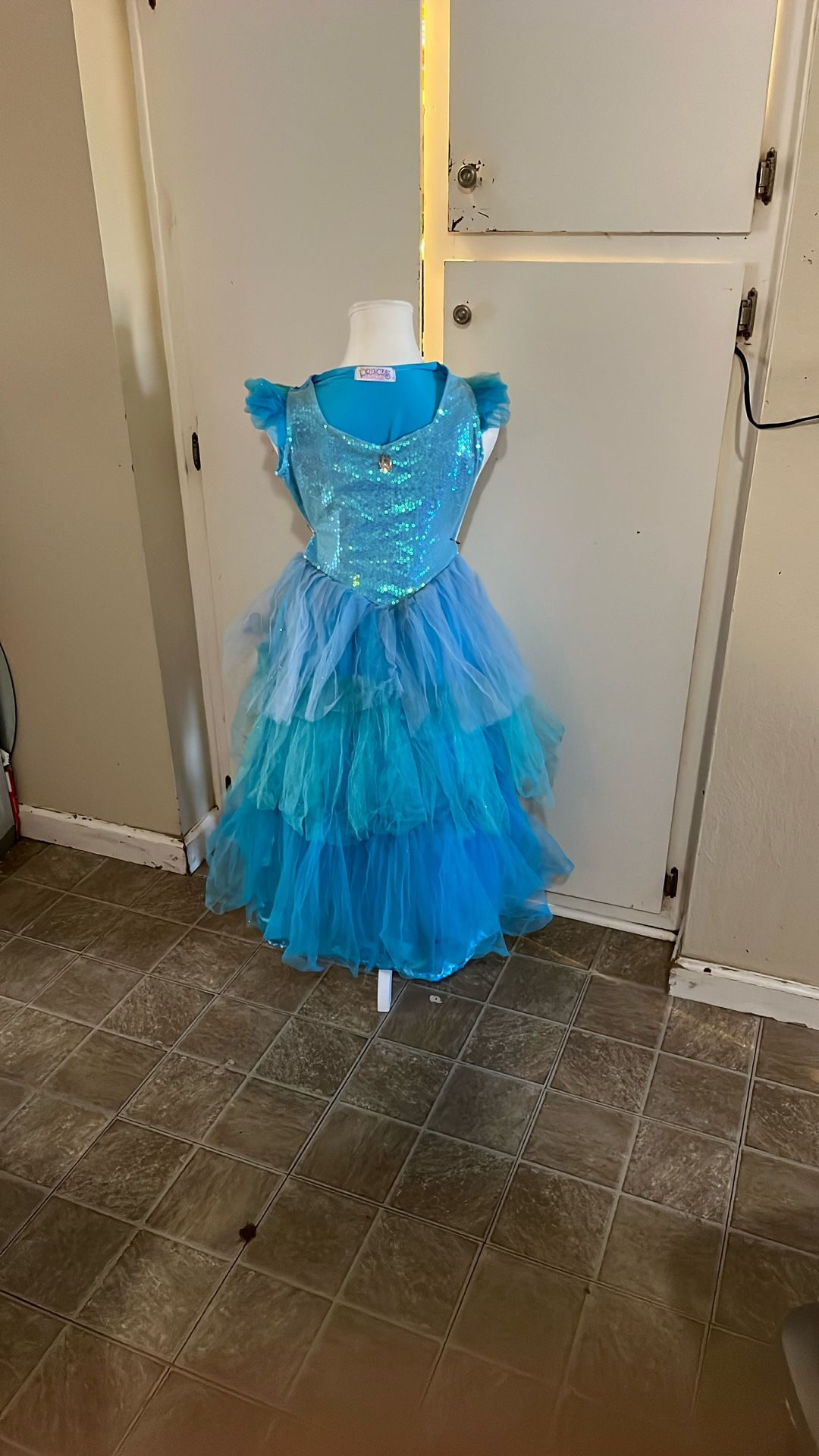 Princess Sequin And Tule Dress Halloween Costume