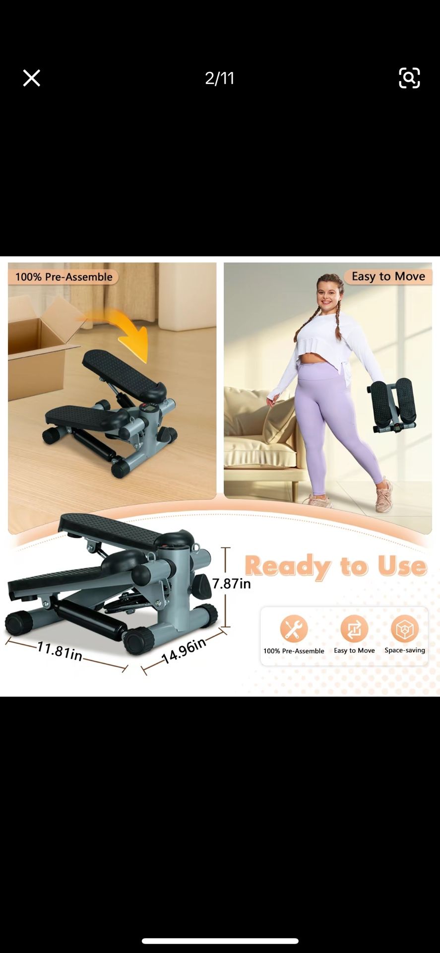 3 Stair Steppers BRAND NEW in Box Pre assembled!