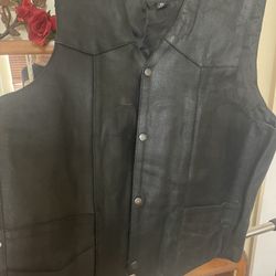 Woman’s Leather Vest