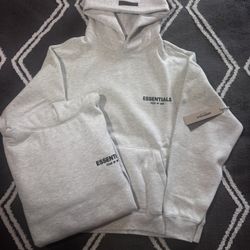 Essentials Light Oatmeal Hoodie