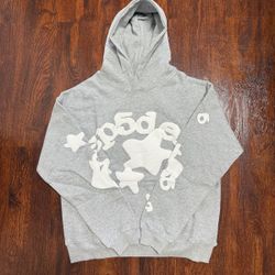 Sp5der Hoodie Grey