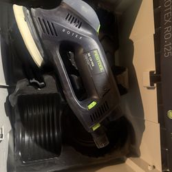 Festool, medium dust extractor, 5-inch orbital sander