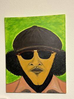 70’s Style Soul Brother Acrylic Painting