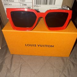 LV Red Sunglasses 