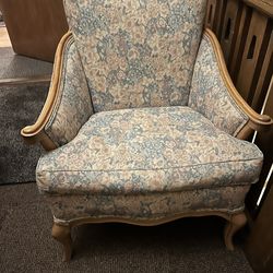 Vintage French provincial style armchair