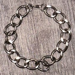 New Silver Metal Chain Link Bracelet