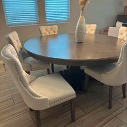 Dinning table and chairs Upgrade Home  Sharp 