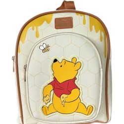 Winnie the Pooh Honey/Honeycomb Mini Backpack Bioworld NWT