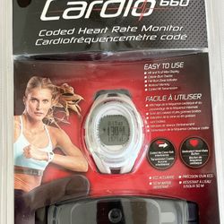 Sportline Cardio 660 Women's Coded Heart Rate Monitor Watch