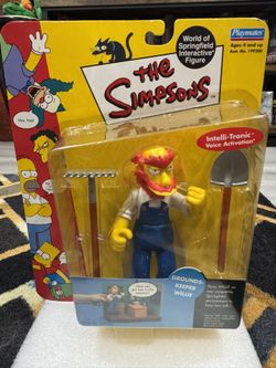 The Simpsons World of Springfield Groundskeeper Willie Figure – Sealed Playmates