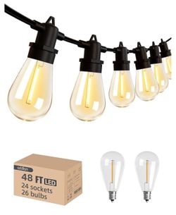 Addlon Multicolor String Lights (2) 24ft strips, 48ft total