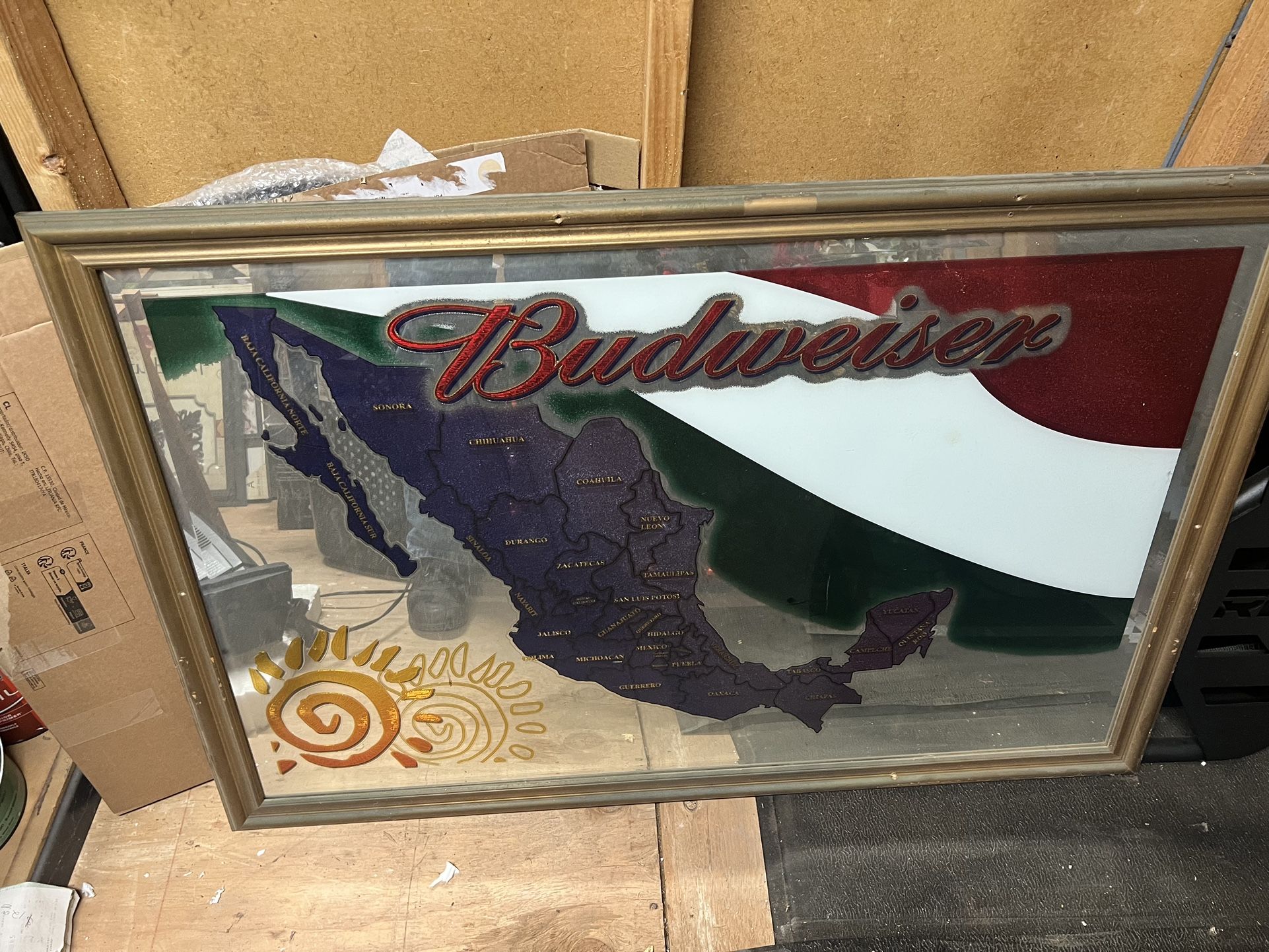 bud Weiser sign