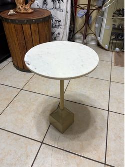 Marble side table