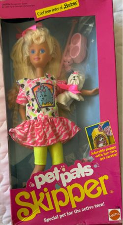 NEW Vintage 1991 Mattel SKIPPER Cool Teen Sister Of Barbie Doll in Box 2709