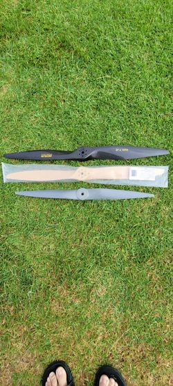 3 RC PLANE PROPS LARGE scale