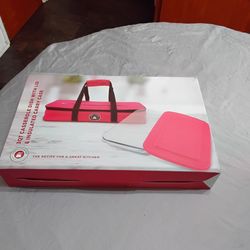 Chefs counter 3 qt casserole dish with lid and insulated carry case