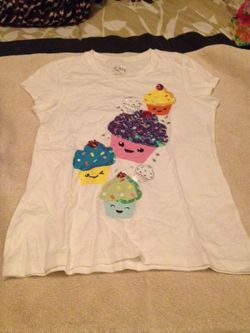 Justice t shirt cupcakes