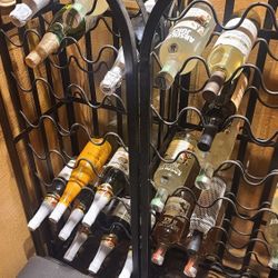 Solid, Welded Steel Wine Racks