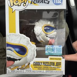 FUNKO POP CUDDLY FUZZLEFIN JEFF 1152 LE 9500 PC MARVEL RIVALS