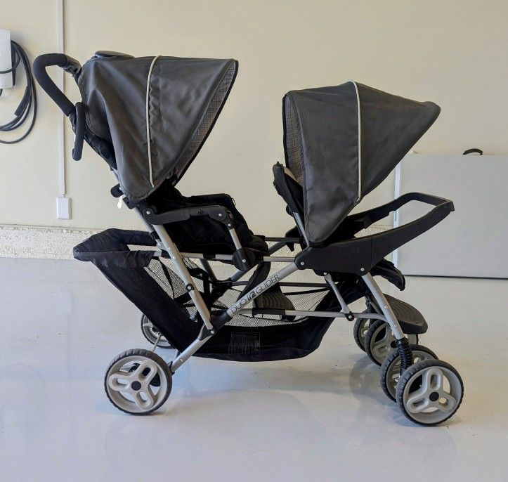 Graco DuoGlider Double Stroller - Glacier 