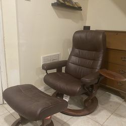 Recliner Chair And Ottoman