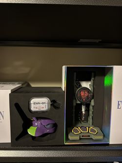 Casetify Neon Genesis Evangelion Charging Dock And AirPod Case