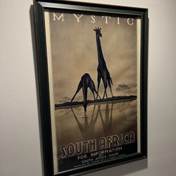 South Africa Vintage Art Print by Gayle Ullman