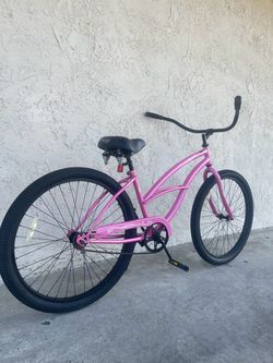 Micargi Pink Beach Cruiser Bike