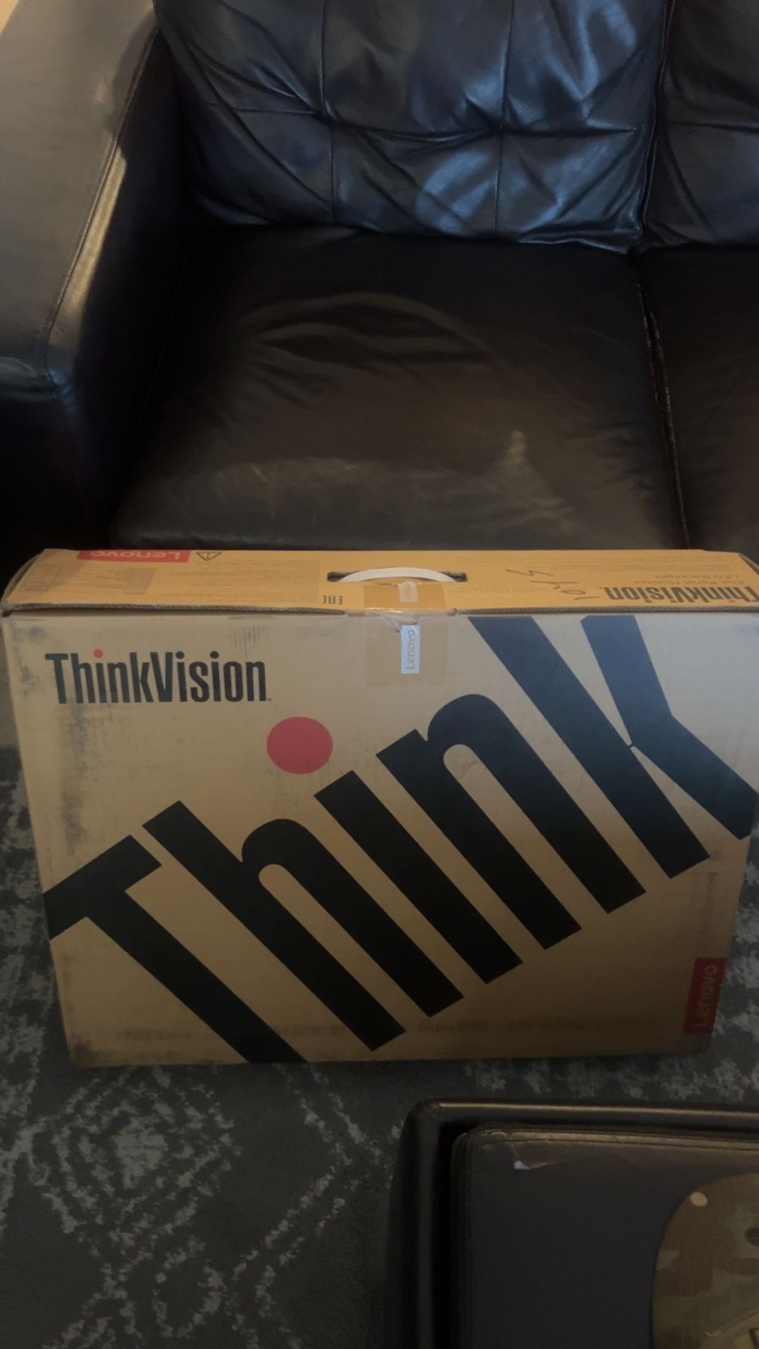 2 ThinkVision 27 Inch Monitors