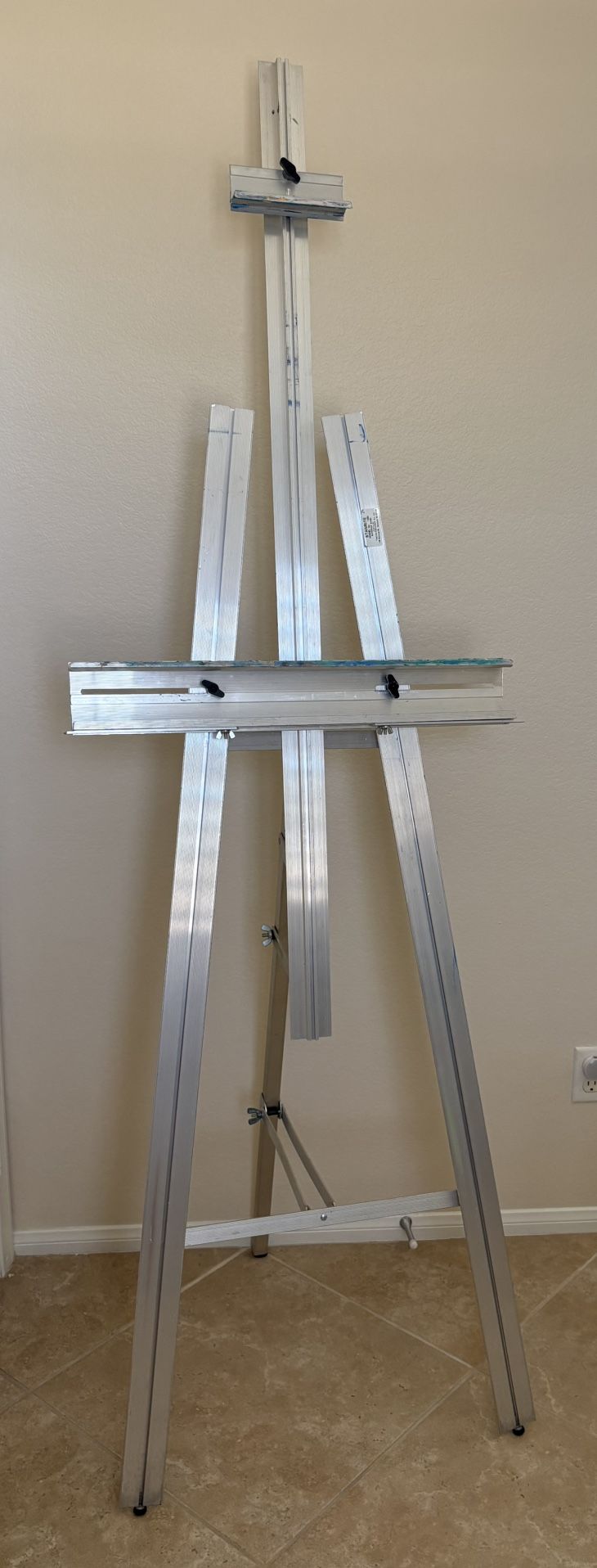 Stan Rite aluminum floor easel model number 1450