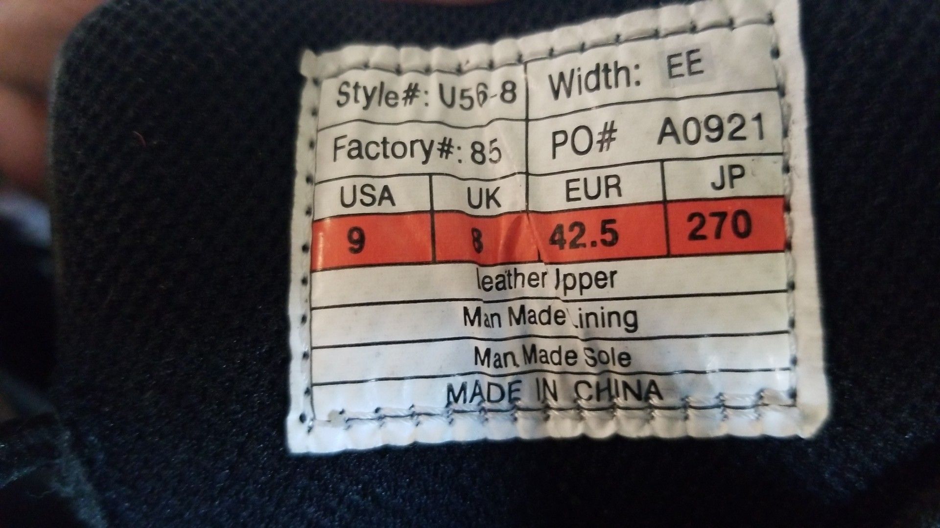 Umpire Shoes (steel toe) NEW . DON'T STRIKE OUT! for Sale in Fontana