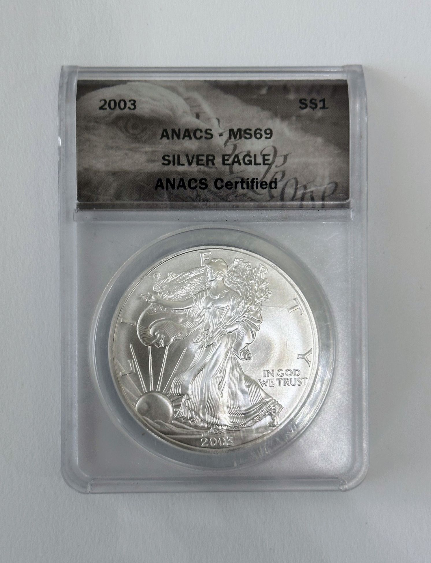 ANACS MS69 American Silver Eagle