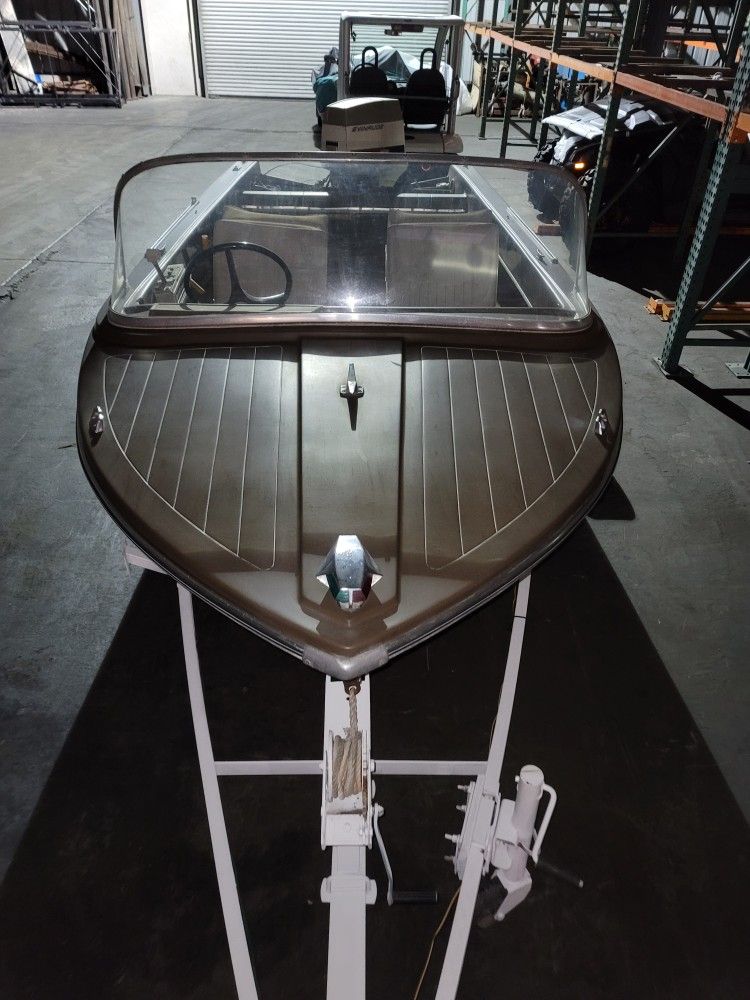 1956 Classic Vintage Steury 15ft Boat 