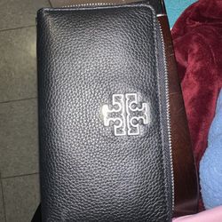 Black Tory Burch Card Wallet 