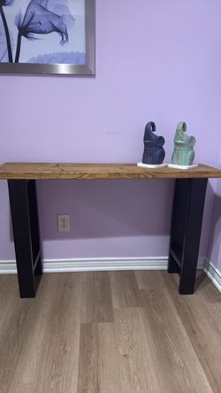 Long wood table
