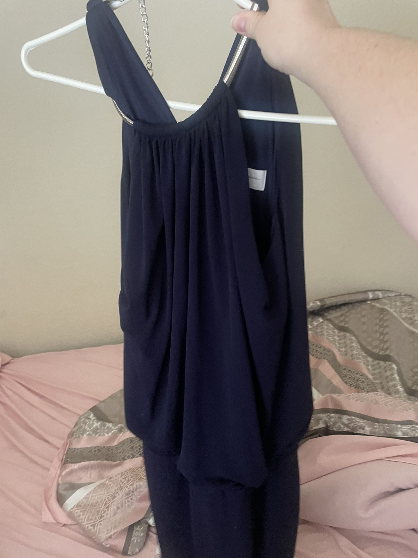 Formal Navy Blue Dress