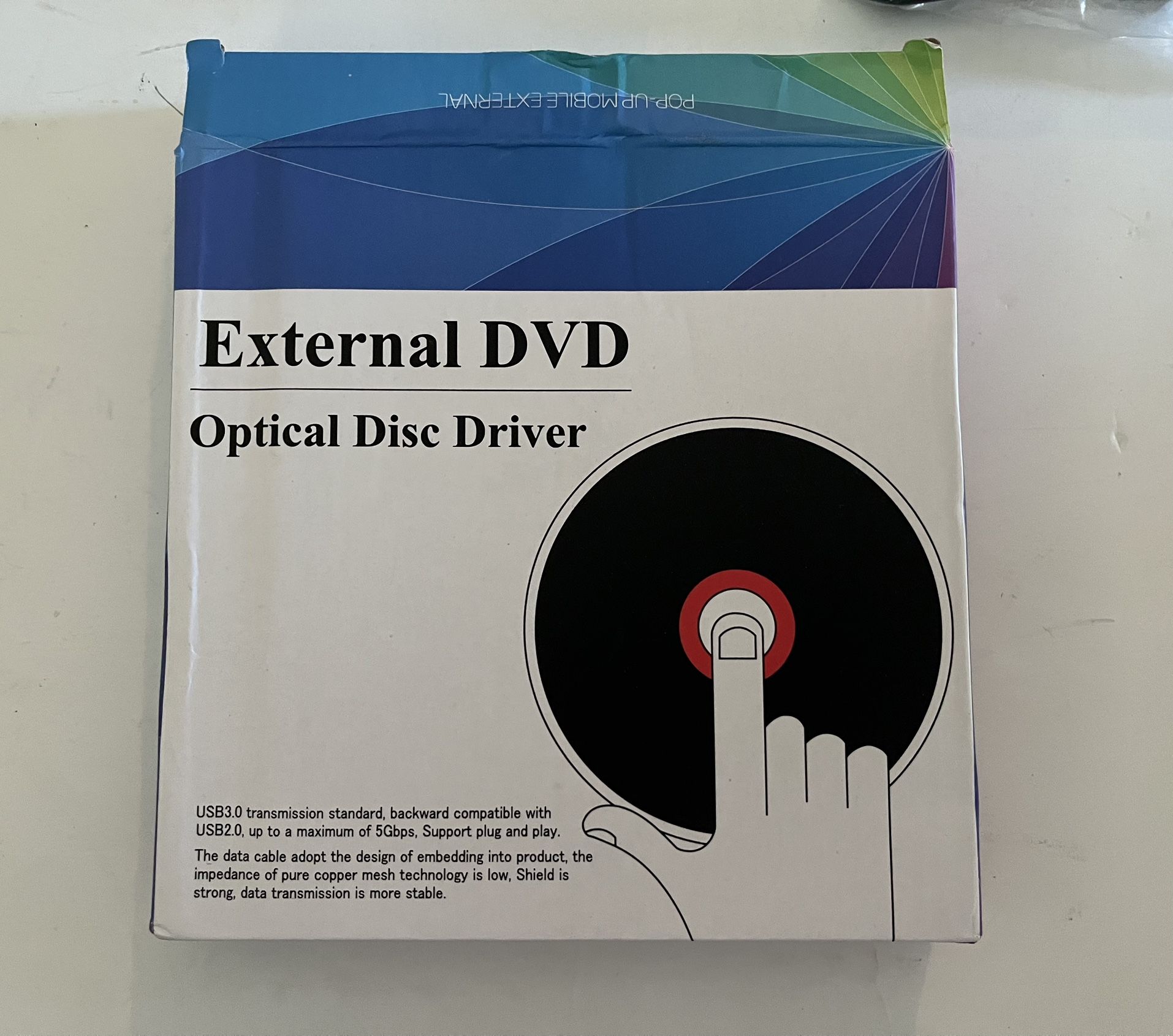 New External DVD Optical Disc Driver USB 2.0 3.0